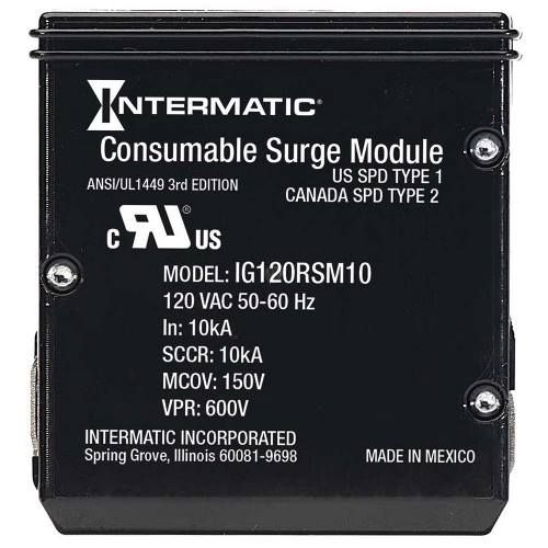 Intermatic IG120RSM10 Surge Protective Device Module Intermatic IG120RSM10 Surge Protective Device Module