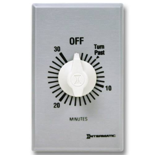 Intermatic FF30MC 30 Minute 125 to 277 VAC 60 Hz SPST Countdown Timer Intermatic FF30MC 30 Minute 125 to 277 VAC 60 Hz SPST Countdown Timer