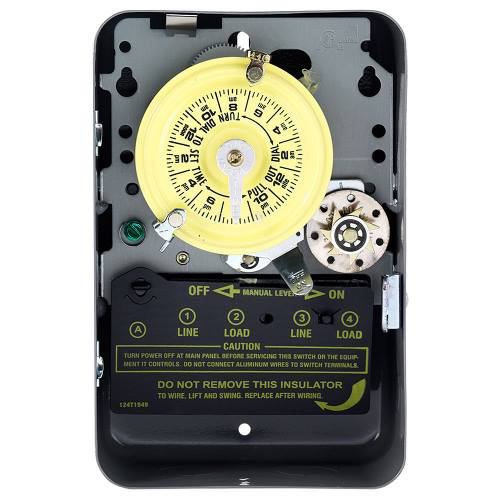 Intermatic T175 NEMA 1 125 VAC 60 Hz 40 Amp SPDT Electromechanical Time Switch Intermatic T175 NEMA 1 125 VAC 60 Hz 40 Amp SPDT Electromechanical Time Switch