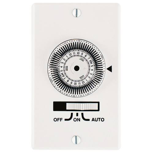Product image for Intermatic KM2STU-1G 120 VAC 60 Hz 20 Amp SPDT Electromechanical In-Wall Timer