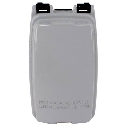 Intermatic WP1000GC 2-1/4 Deep 1-Gang Vertical Weatherproof Receptacle Cover with Duplex and GFCI Inserts Intermatic WP1000GC 2-1/4 Deep 1-Gang Vertical Weatherproof Receptacle Cover with Duplex and GFCI Inserts