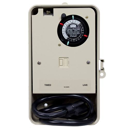 Two-Circuit Portable Outdoor Timer with Photocontrol