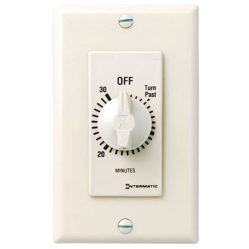 Intermatic FD30MAC 30 Minute 125 to 277 VAC 60 Hz SPST Almond Countdown Timer Intermatic FD30MAC 30 Minute 125 to 277 VAC 60 Hz SPST Almond Countdown Timer