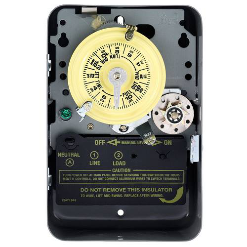 Intermatic T171 NEMA 1 125 VAC 60 Hz 40 Amp SPST Electromechanical Time Switch Intermatic T171 NEMA 1 125 VAC 60 Hz 40 Amp SPST Electromechanical Time Switch
