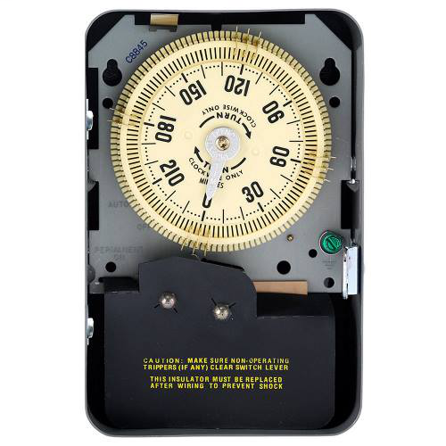 Intermatic C8845 NEMA 1 125 VAC 60 Hz 20 Amp SPDT Electromechanical Time Switch Intermatic C8845 NEMA 1 125 VAC 60 Hz 20 Amp SPDT Electromechanical Time Switch