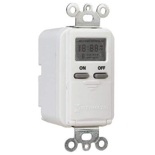 Intermatic EI500WC 7Day 120 VAC 60 Hz 15 Amp White Programmable Timer