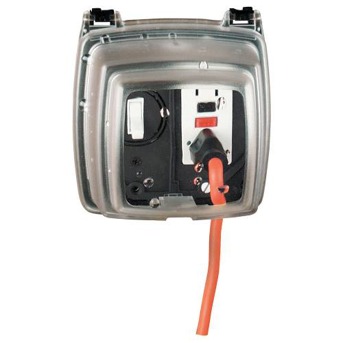 Intermatic WP1230C 2-Gang Vertical Hinge 3-1/8 Inch Receptacle Cover with Guard Insert Intermatic WP1230C 2-Gang Vertical Hinge 3-1/8 Inch Receptacle Cover with Guard Insert