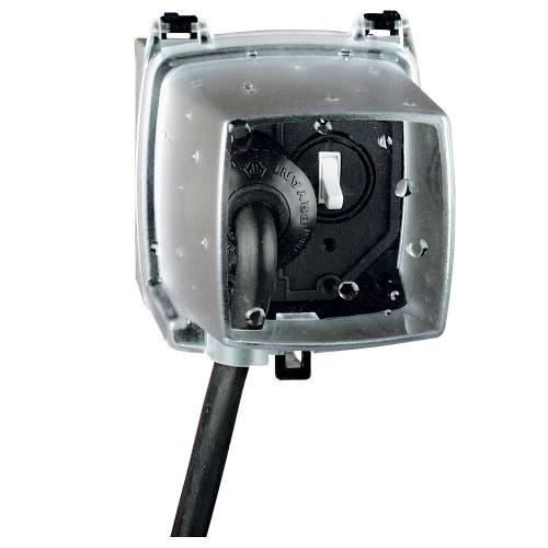 Intermatic WP1250C 2-Gang Vertical Hinge 4-3/4 Inch Receptacle Cover with Guard Insert Intermatic WP1250C 2-Gang Vertical Hinge 4-3/4 Inch Receptacle Cover with Guard Insert