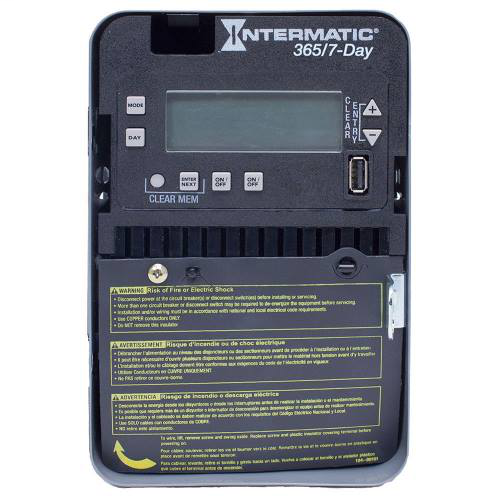 Intermatic ET2725C NEMA 1 Steel Case 7-Day 120 to 277 VAC 60 Hz 30 Amp DPST Electronic Control Intermatic ET2725C NEMA 1 Steel Case 7-Day 120 to 277 VAC 60 Hz 30 Amp DPST Electronic Control