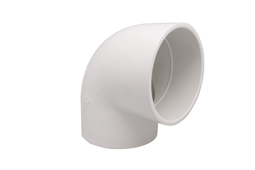 5"x90D PVC SCH40 ELBOW SOCxSOC WHITE XIRTEC140