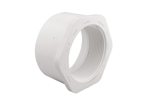 4"x3" PVC SCH40 RED. BUSHING SPxFPT WHITE XIRTEC140