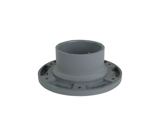 4"x3" PVC DWV ADJ. CLOSET FLANGE W/ MLD TEST PLATE SYSTEM XFR