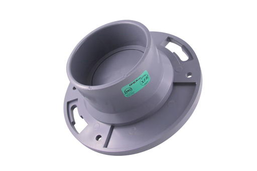 4"x3" PVC DWV CLOSET FLANGE W/ MLD TEST PLATE SYSTEM XFR
