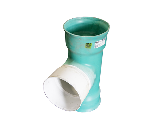 10" PVC TEE BxBxB ULTRA- RIB