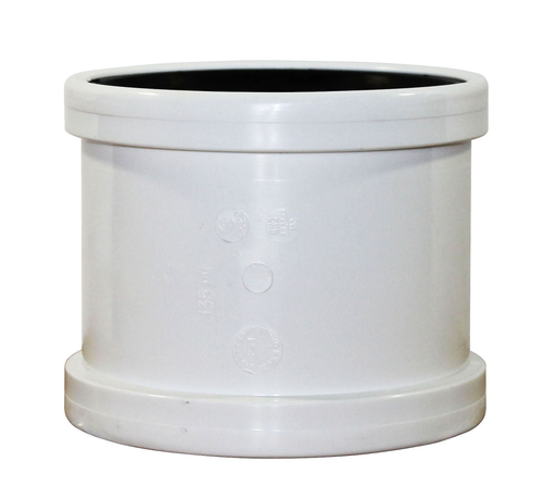 4" PVC COUPLING SWR DR35 GxG RING-TITE/TRENCH TOUGH PLUS