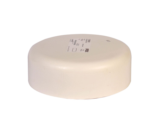 10" PVC SCH40 CAP SOC WHITE FAB 130 PSI XIRTEC140