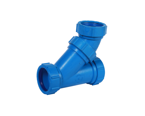 W3725P 2" FR-PVDF COMBO WYE + 1/8 BEND PLENUMLINE