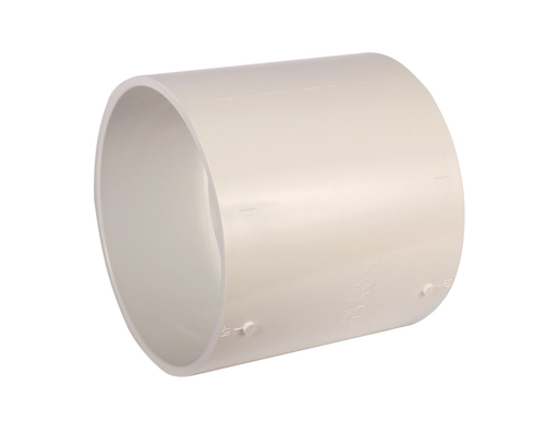 10" PVC SCH40 COUPLING SOCxSOC WHITE XIRTEC140