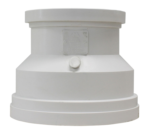 8"x6" PVC COUPLING SWR DR35 GxG RING-TITE/TRENCH TOUGH PLUS