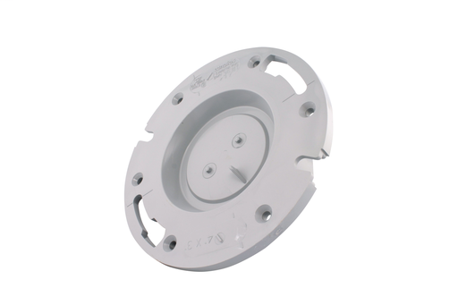 4"x3" PVC DWV CLOSET FLANGE W/ MLD TEST PLATE FLUSH SYSTEM 15