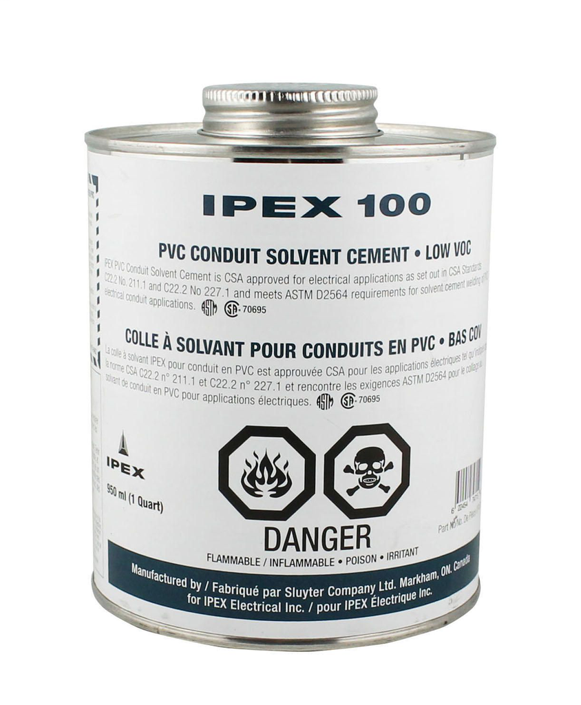 Ipex 074715 QUART (950 ml) PVC SOLV Cooper Electric