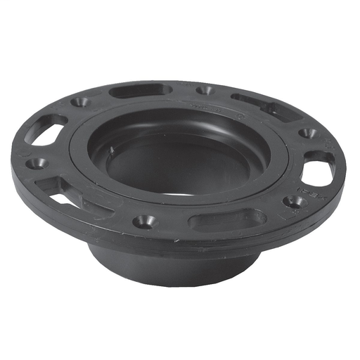 4"x3" ABS DWV ADJ. CLOSET FLANGE FLUSH