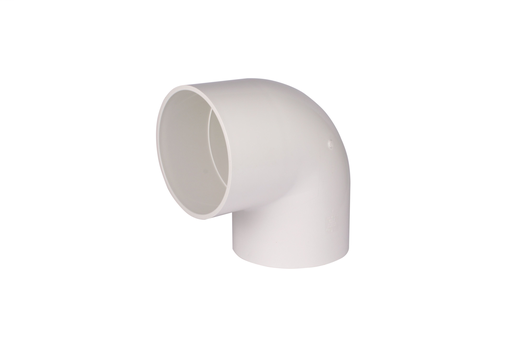 12"x90D PVC SCH40 ELBOW SOCxSOC WHITE XIRTEC140
