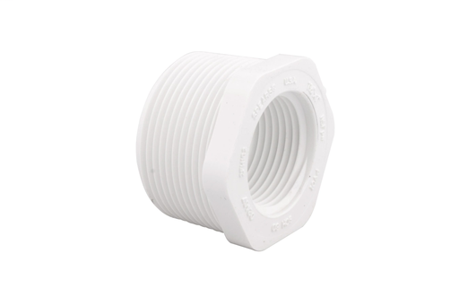 2"x1 1/2" PVC SCH40 RED. BUSHING MPTxFPT WHITE XIRTEC140