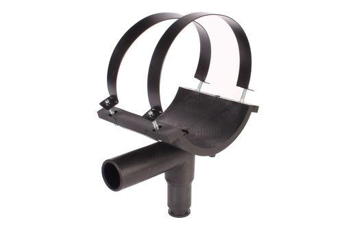 8"x2" HIGH PRESS. TAPP. TEE DAA DIPSxIPS W/ UNDERSADDLE