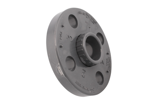 1 1/4" PVC SCH80 VANSTONE FLANGE SOC W/ PVC RING XIRTEC140