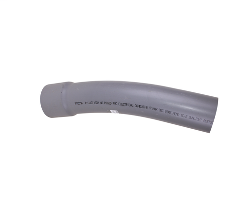 4"x22 1/2Dx36R PVC SWEEP SPxBE SCH40 SCEPTER/KRALOY
