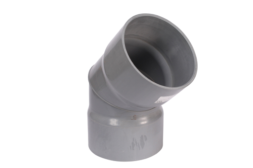 10"x45D PVC DWV ELBOW HxH SYSTEM XFR