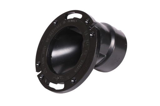 4"x3" ABS DWV ADJ. OFFSET FLANGE HUB