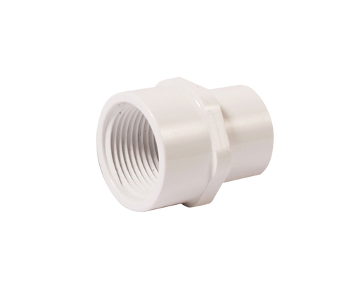 3/4"x1" PVC SCH40 RED. FEMALE ADPT SOCxFPT WHITE XIRTEC140