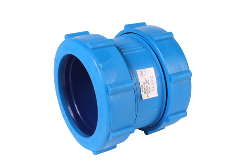W163P 3" FR-PVDF COUPLING PLENUMLINE