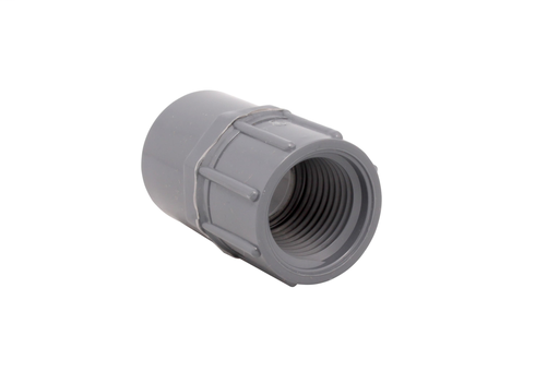 1 1/4" PVC SCH40 FEMALE ADPT SOCxFPT GREY XIRTEC140