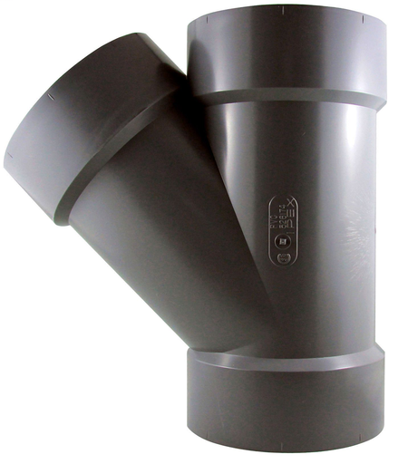 4"x45D PVC DWV WYE HxHxH SYSTEM XFR