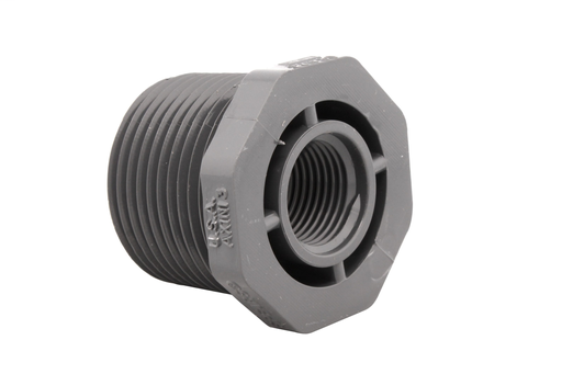 1 1/4"x3/4" PVC SCH80 RED. BUSHING MPTxFPT XIRTEC140
