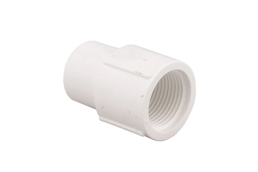 1/2"x1/4" PVC SCH40 RED. FEMALE ADPT SOCxFPT WHITE XIRTEC140