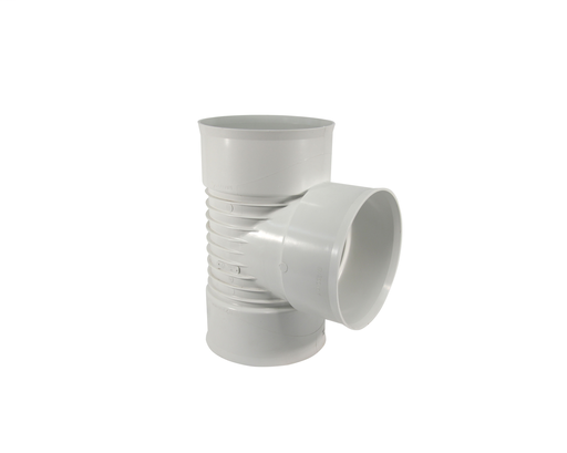 8" PVC TEE BxBxB ULTRA- RIB