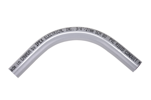 80STD0790 3/4"x90D PVC STD ELBOW SPxSP SCH80 KRALOY