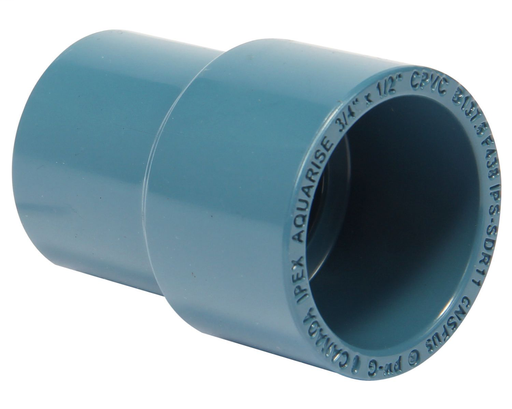3/4"x1/2" CPVC RED. CPLG SxS AQUARISE