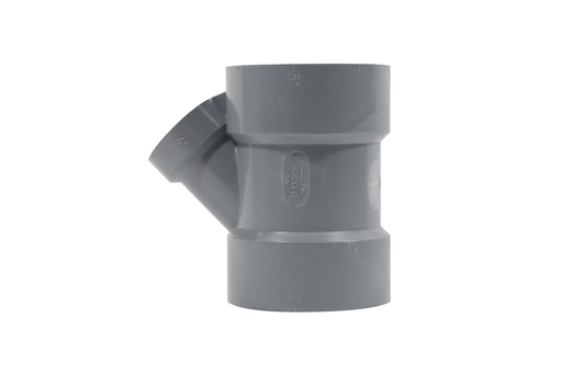 3"x1 1/2"x45D PVC DWV WYE HxHxH SYSTEM XFR