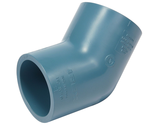 1 1/2"x45D CPVC ELBOW SxS AQUARISE