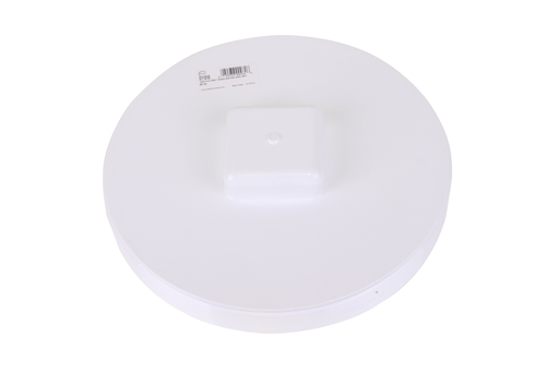 10" PVC DWV RAISED PLUG THR WHITE