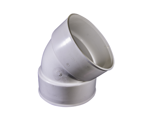 10"x45D PVC ELBOW BxB ULTRA-RIB