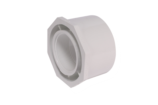 6"x4" PVC SCH40 RED. BUSHING SPxFPT WHITE XIRTEC140