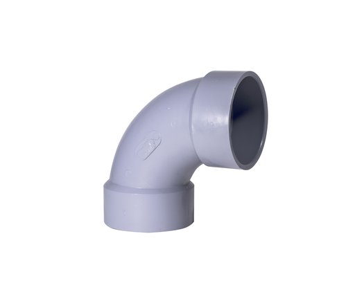 3"x90D PVC DWV LONG ELBOW HxH SYSTEM XFR