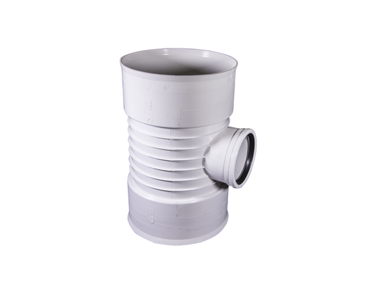 8"x4" PVC TEE URxSWR BxBxG ULTRA-RIB