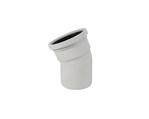 4"x22 1/2D PVC EXT. ELBOW SWR DR35 SPxG RING- TITE/TRENCH TOUGH PLUS